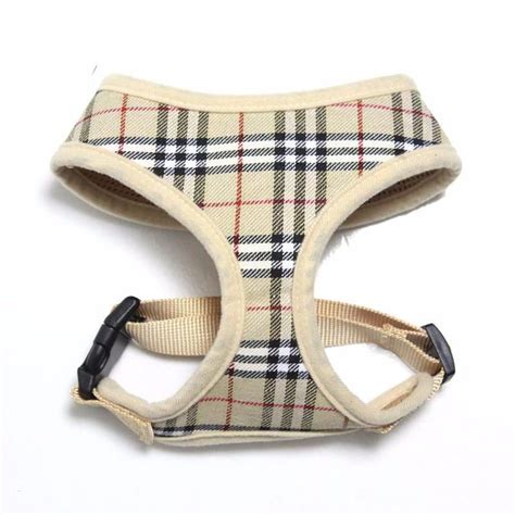 dog burberry jacket|burberry plaid dog harness.